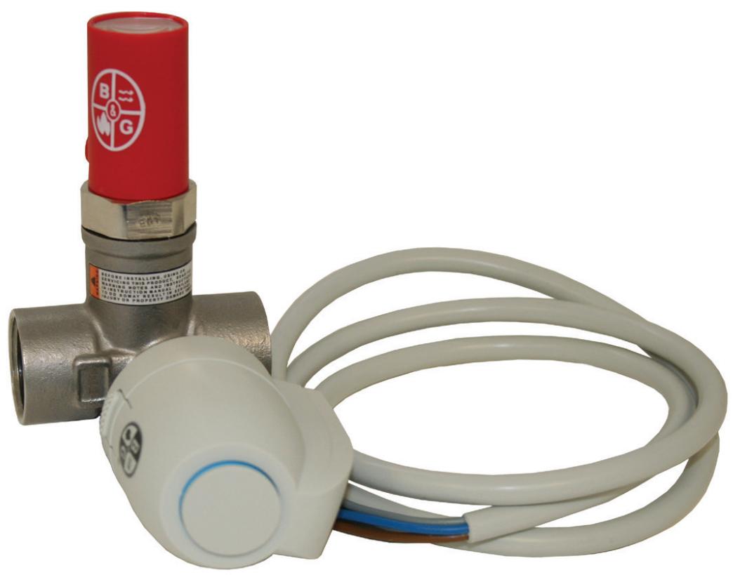 TSB-1/2 TEMP SETTER THERMOSTATIC BALANCE VALVE W/BYPASS