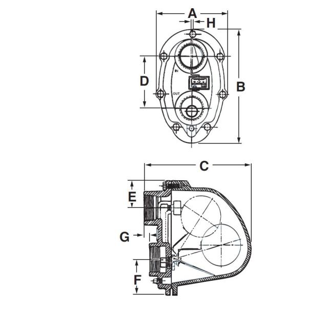 FT015C-8 | Float & Thermosatic Trap