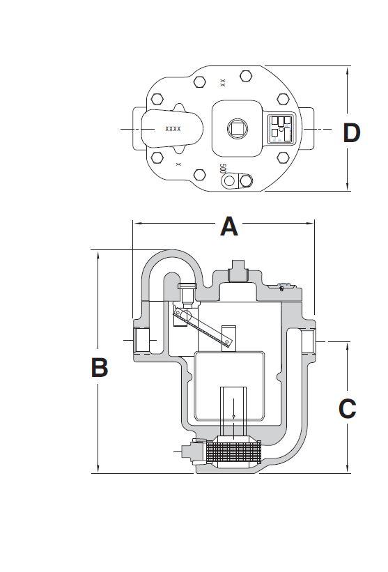 B3125A Bucket Trap .75 IN.